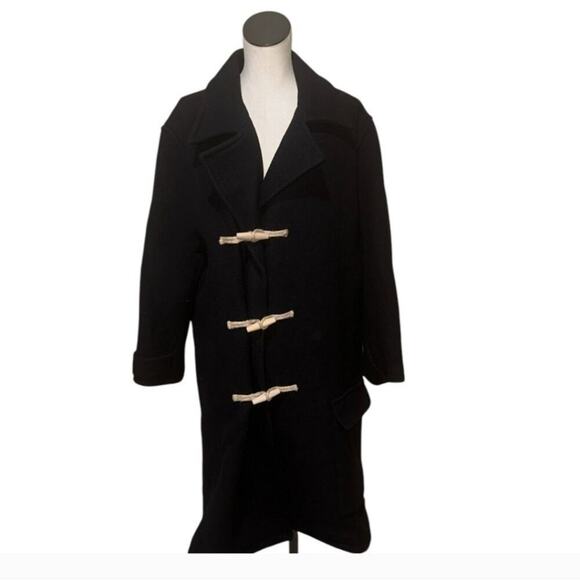 ZARA Wool Toggle Coat ZW Limited Edition Blogger Favorite Size Large New - Picture 3 of 15